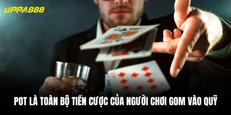 Pot là toàn bộ tiền cược của người chơi gom vào quỹ