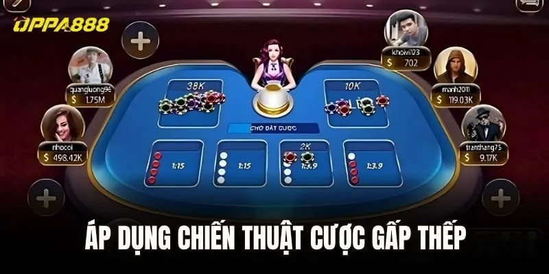 Áp dụng chiến thuật cược gấp thếp để tăng tỷ lệ thắng