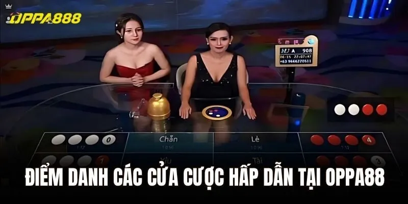 Điểm danh các cửa cược hấp dẫn tại Oppa88